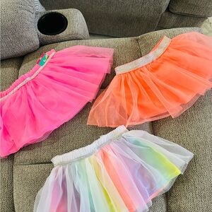Colorful Kids Tutu Skirt Set